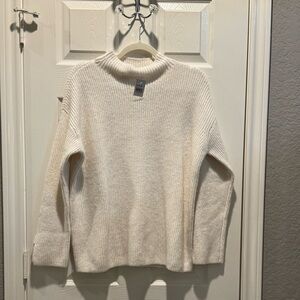 LOFT Cozy Cream Sweater
